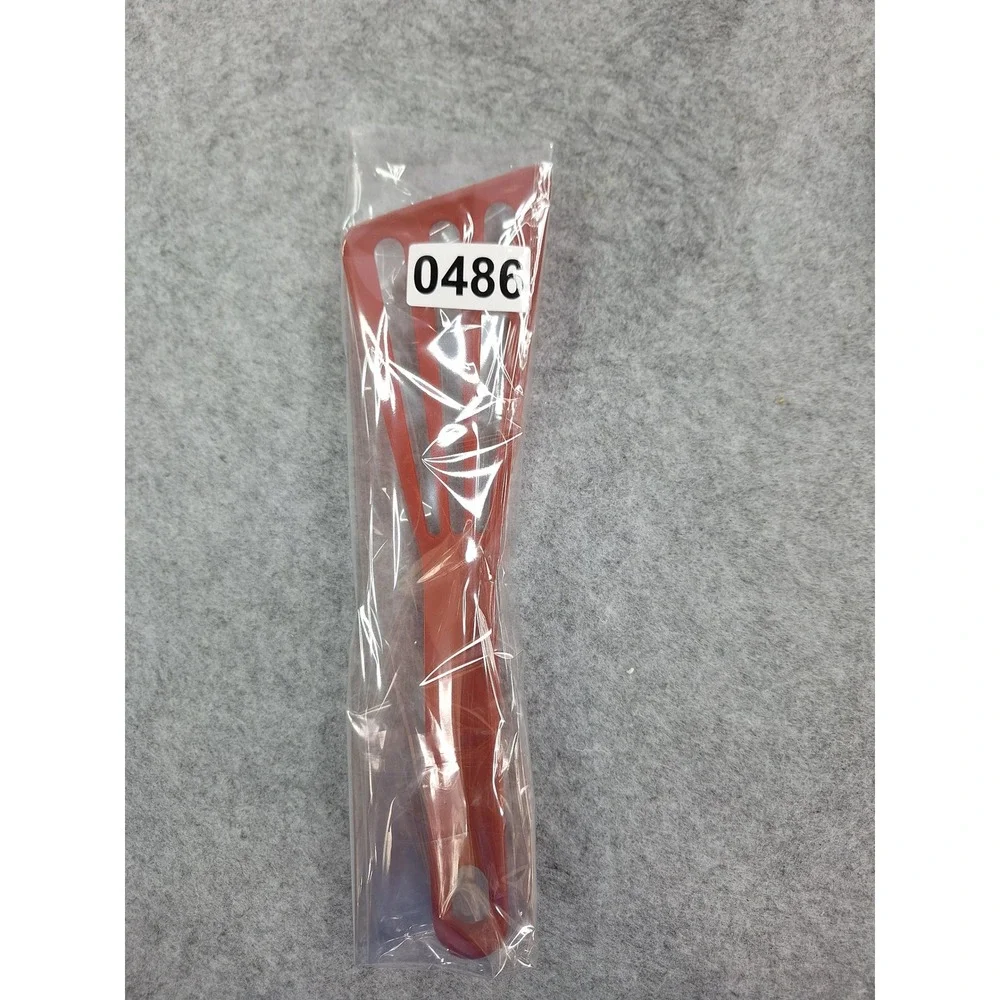 Red Slotted Spatula Kitchen Utensil Heat Resistant Up To 204 C 400 F